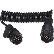 SIXTOL Trailer Cable 4, Trailer plug spiral cable, 13-13pin, 3m - Tow Hitch Reducer Adapter