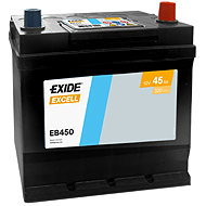 EXIDE Excell 45Ah, 12V, EB450 - Car Battery