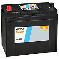 EXIDE Excell 45Ah, 12V, EB455 - Car Battery