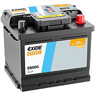 EXIDE Excell 50Ah, 12V, EB500 - Car Battery