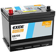 EXIDE Excell 70Ah, 12V, EB705 - Car Battery