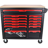 SIXTOL Mechanic Trolley Titan 1559, 13 drawers, 1559 tools - Tool trolley