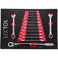 SIXTOL Mechanic Tool Tray 7, 14pcs - Workshop Cart Organizer