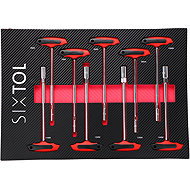 SIXTOL Mechanic Tool Tray 9, 9pcs - Workshop Cart Organizer