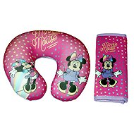 Disney Minnie cushion + seat belt cover - Travel Pillow