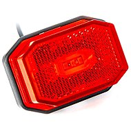 ACI position light LED rectangular red 71 × 50 mm with reflector, cable 0.5 m - Vehicle Lights