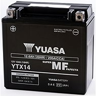 YUASA YTX14, 12 V, 12.6 Ah, 200 A, GEL - Motorcycle batteries
