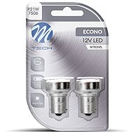 M-Tech BA15s R5W 12V 19LED white 2pcs - LED Car Bulb