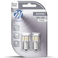M-Tech BA15s R5W 12V 21LED white 2pcs - LED Car Bulb