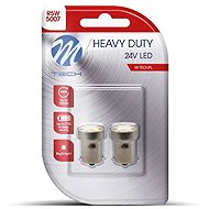 M-Tech HEAVY DUTY BA15s R5W 24V 8LED white 2pcs - LED Car Bulb