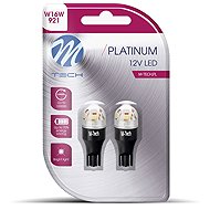 M-Tech W16W W2.1x9.5d 12-24V 5LED white 2pcs - LED Car Bulb