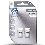 M-Tech W5W W2.1x9.5d 4LED white 2pcs, LB017W - LED Car Bulb