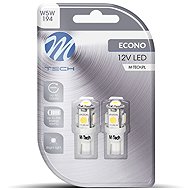 M-Tech W5W W2.1x9.5d 5LED white 2pcs, LB054W - LED Car Bulb