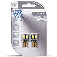 M-Tech CANBUS W5W W2.1x9.5d 12V 4LED white 2pcs - LED Car Bulb