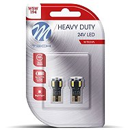 M-Tech HEAVY DUTY W5W W2.1x9.5d 4LED 24V white 2pcs - LED Car Bulb