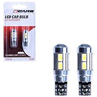 4Cars LED bulbs HQ T10 CANBUS 9SMD 5730 white 2pcs - LED Car Bulb