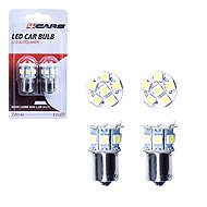 4Cars LED bulbs HQ BA15S 13SMD 5050 1.5W white 2pcs - LED Car Bulb