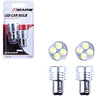 4Cars LED bulbs HQ BA15S/BA15D 4X0.5W HP white 2pcs - LED Car Bulb
