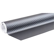PREXIM Decorative foil 100 × 152 cm 3Dcarbon silver - Film