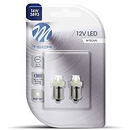 M-Tech BA9s T4W 4LED 3mm white 2pcs - LED Car Bulb