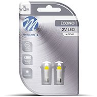 M-Tech W1.2W W2x4.6d 1LED white 2pcs - LED Car Bulb