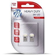 M-Tech HEAVY DUTY W5W W2.1x9.5d 24V 4LED white 2pcs - LED Car Bulb