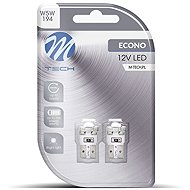 M-Tech W5W W2.1x9.5d 1LED 12V white 2pcs - LED Car Bulb