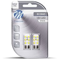 M-Tech W5W W2.1x9.5d 6LED white 2pcs, LB083W - LED Car Bulb