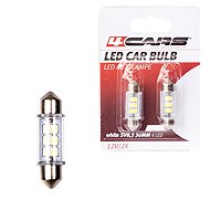 4Cars LED bulbs 6LED 12V SV8,5 36mm 2pcs - LED Car Bulb