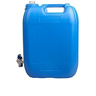 Vapol Water jerrycan 10 L with metal tap and soap dispenser, blue - Jerrycan