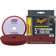 Meguiar's Professional Compound Foam Pad - foam correction discs, 5" diameter, 2 pieces - Buffing Wheel