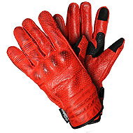 CAPPA DOMINO leather gloves, red, size L - Motorcycle Gloves