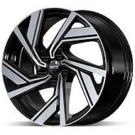 Platin P114 Black, 8 × 19, 5 × 112, ET45 - Alufelni