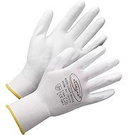 Korsar Kori-Light work gloves white nylon, 12 pairs, size 11 - Work Gloves
