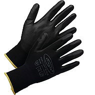 Korsar Kori-Light work gloves black nylon, 12 pairs, size 11 - Work Gloves