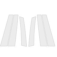 GRIZZ Protective film for door pillars for Škoda Superb II, 2008-2013, Combi - Side-Post Cover