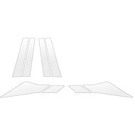 GRIZZ Door pillar protection film for Toyota C-HR, 2023- , - Side-Post Cover