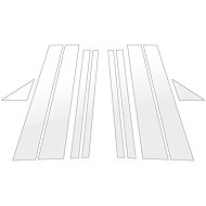 GRIZZ Door pillar protection film for Volvo V90, 2025- , - Side-Post Cover