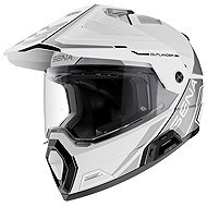 SENA Mesh Helmet with Outlander Headset, Glossy White, Size L - Motorbike Helmet
