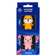 CAPPA Autovůně Cartoon pes a prase Ocean
 - Car Air Freshener