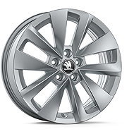 Skoda CORVUS 18" alloy wheel for KAROQ, 654071496H 8Z8 - Aluminum Wheel