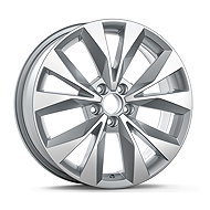 Skoda Light alloy wheel GENEVA 17" for SCALA, KAMIQ, 654071497AF8Z8 - Aluminum Wheel