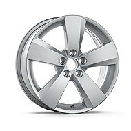 Skoda Light alloy wheel NANUQ 16" SCALA, KAMIQ, 654071496AE8Z8 - Aluminum Wheel