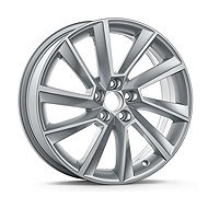 Skoda Light alloy wheel STRATOS 17" SCALA, KAMIQ, 654071497AK8Z8 - Aluminum Wheel