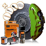 FOLIATEC 2-Component Brake Caliper Paint Performance Green Metallic - Brake Paint