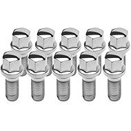 TPI Wheel Bolts (10pcs), R13 Ball Seat, 17mm Hex, M14×1.5, 40mm, Chrome - Wheel Bolts