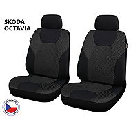 CAPPA Perfetto ZL Car Seat Covers for Škoda Octavia, Black/Grey - Car Seat Covers