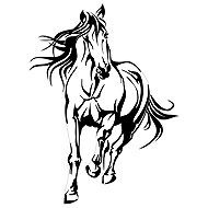 PREXIM Self-Adhesive Decor Horse - Car Sticker