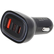 CAPPA Car Fast Charger 90W USB-A + 2× USB-C PD/QC - Car Charger