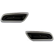Milotec Exhaust Tips for Škoda Superb III, 2015-2024, Estate, Saloon, BRUSHED-ALU - Exhaust Tail Pipe